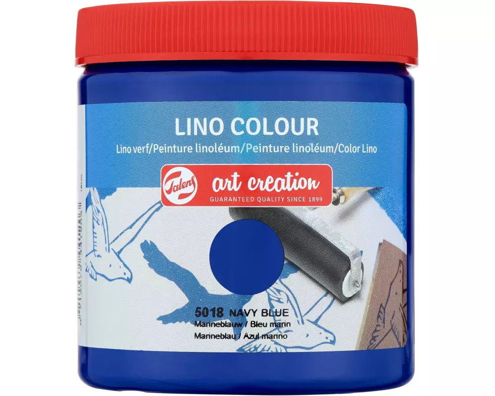 Talens Linoldruckfarbe 250 ml, Marineblau