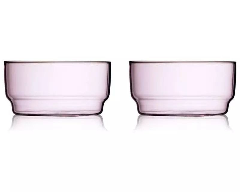 Lyngby Schale Torino Pink, 2 Stück, 12 cm