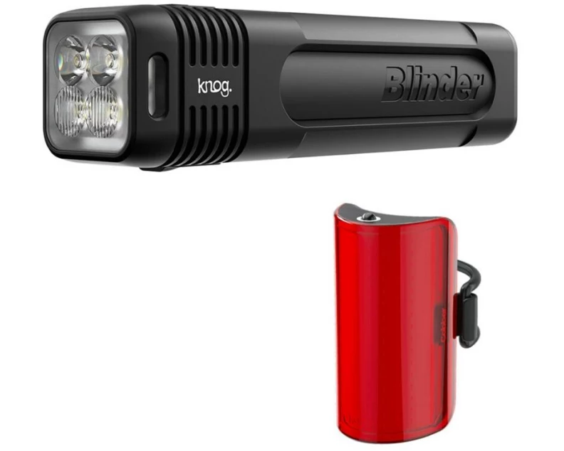 knog. Lichtset Blinder & Square Schwarz