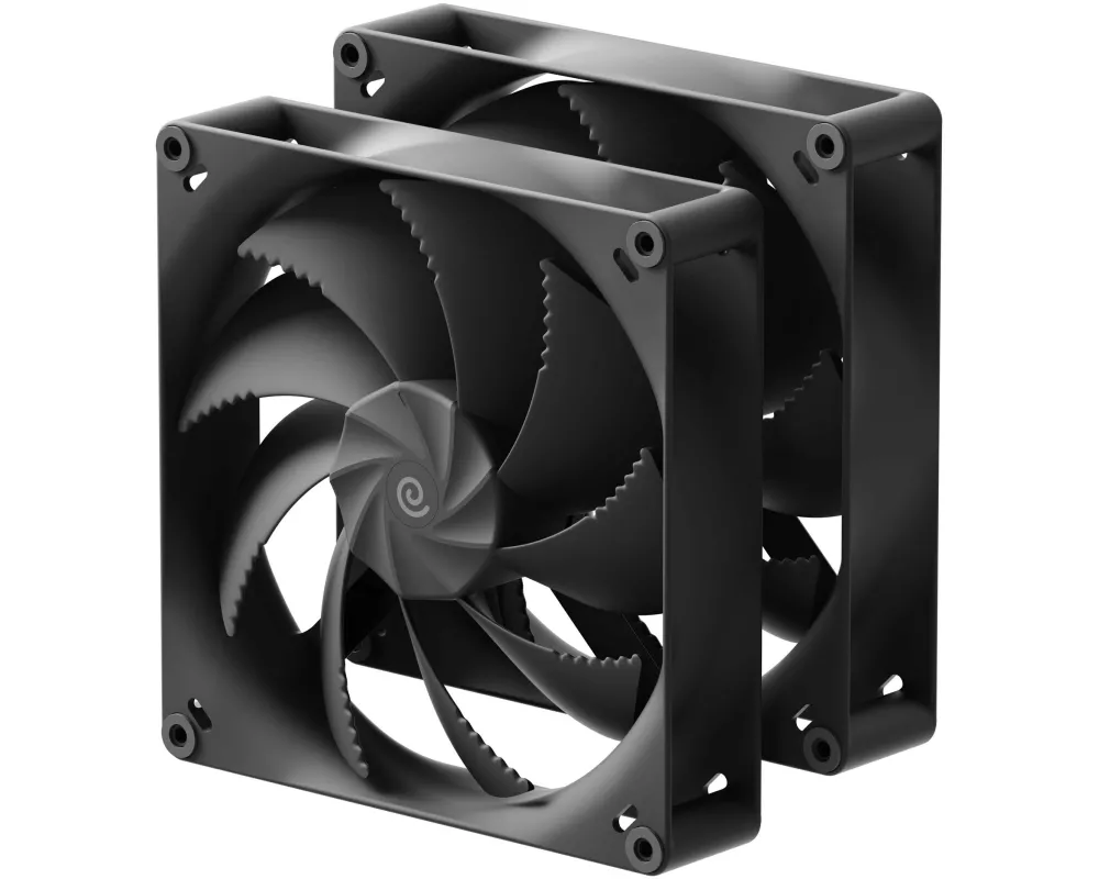 HAVN PC-Lüfter HAVN H18 PWM 180 mm Schwarz 2 Stück