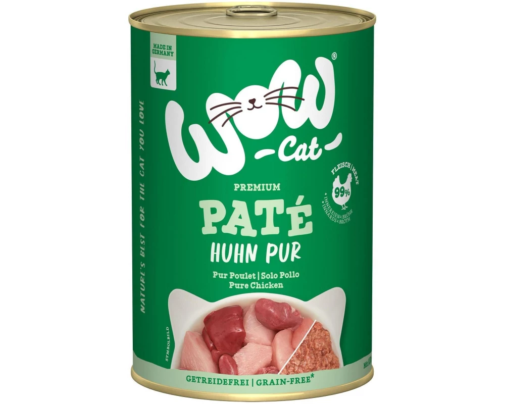 WOW Cat Adult Huhn Pur 400 g