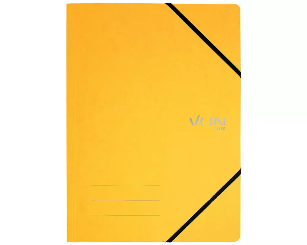 VON Gummibandmappe A4, Gelb