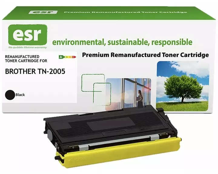 ESR Toner cartridge compatible with Brother TN-2005BK black remanufactured 2.500 pages