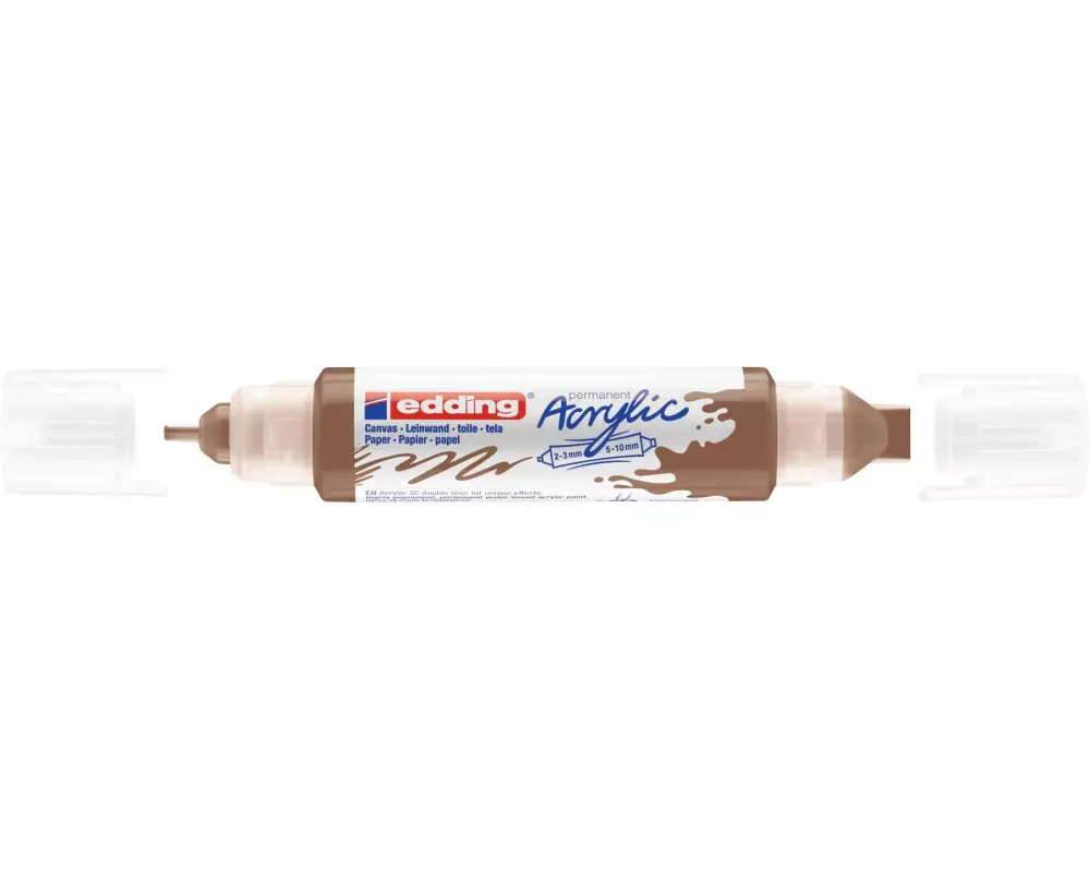 edding Acrylmarker 5400 Double Liner, Braun