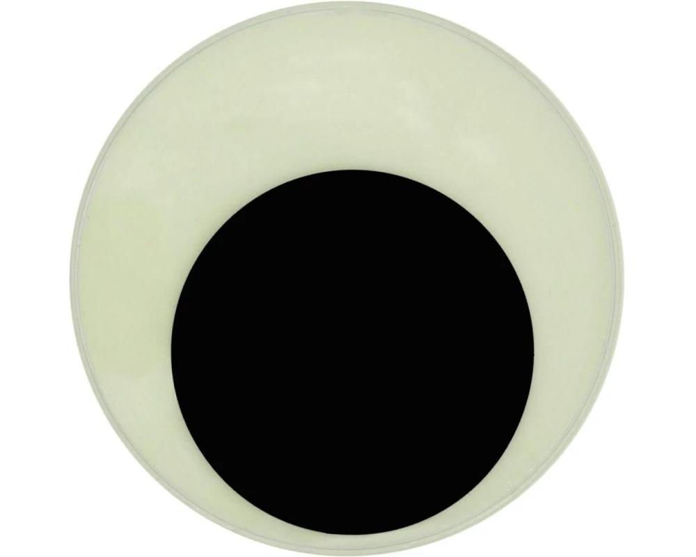 Glorex Wackelaugen nachtleuchtend 35 mm selbstklebend, 4 Stück