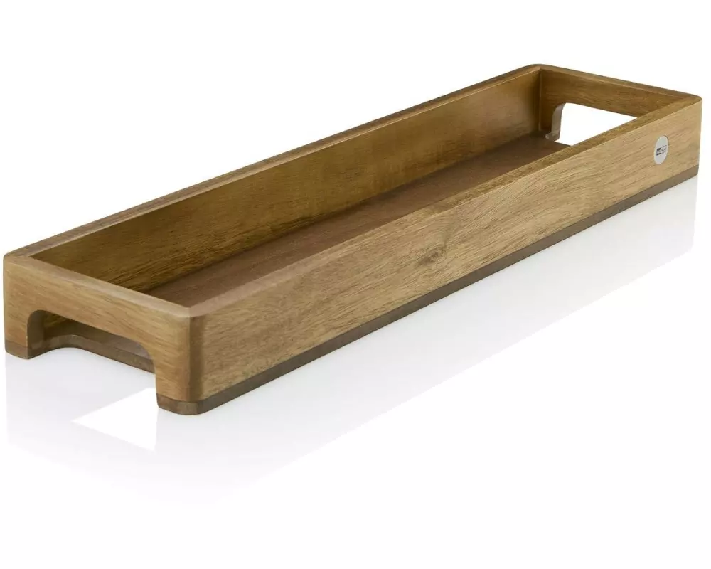 AdHoc Serviertablett Serve Slim 50 x 13 cm, Walnuss