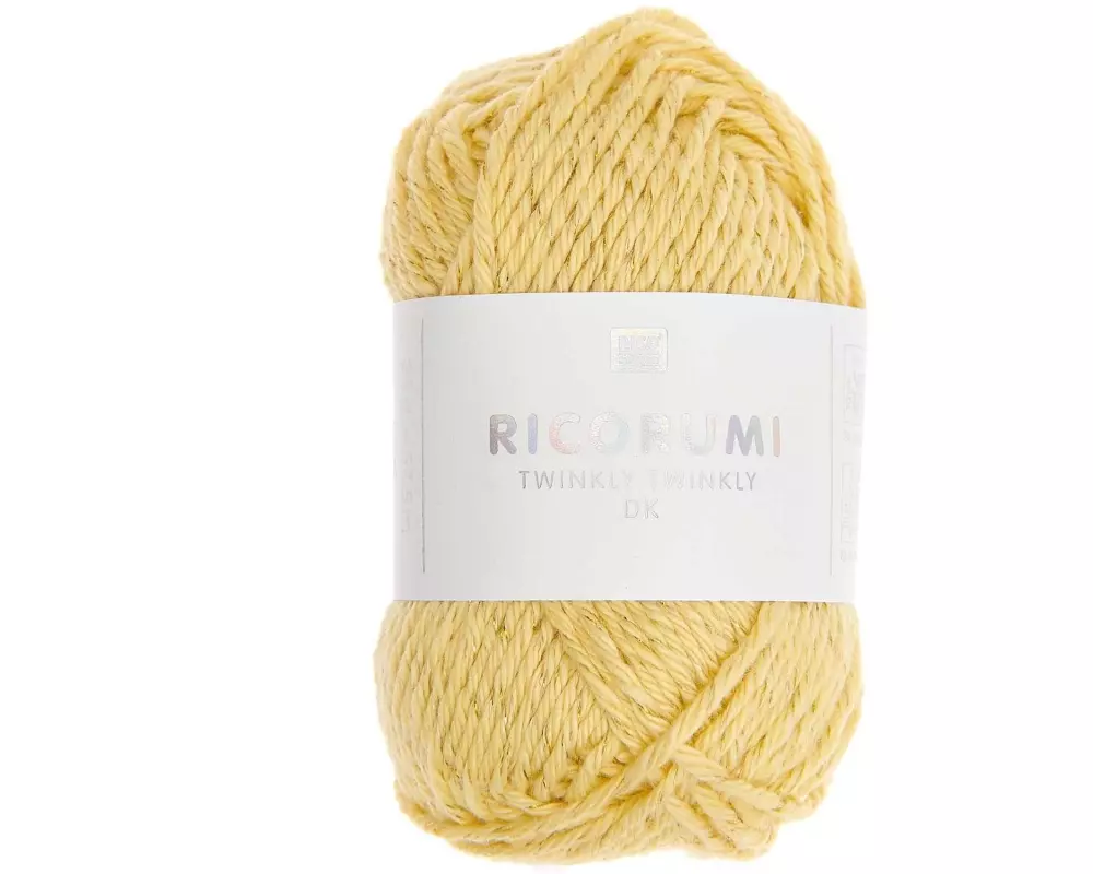 Rico Design Ricorumi Twinkly Twinkly 25 g, Gelb