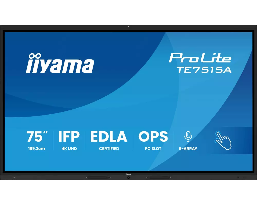 iiyama Touch Display ProLite TE7515A-B1AG 74.5 "