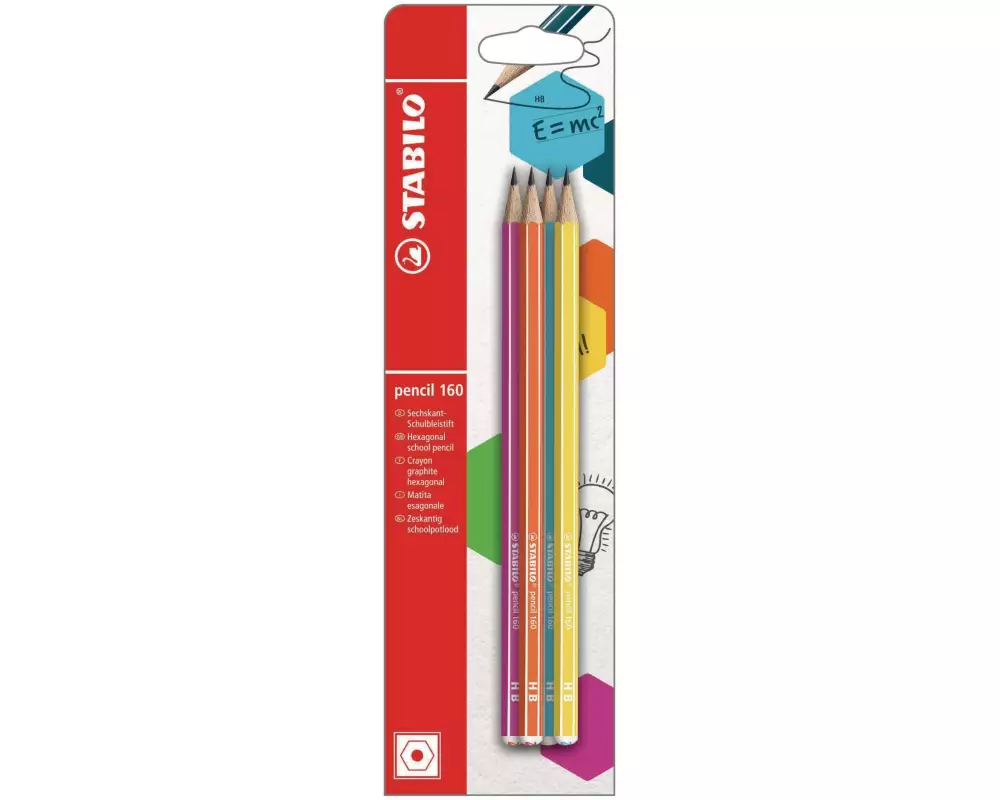 STABILO Bleistift 160 HB 4er Set