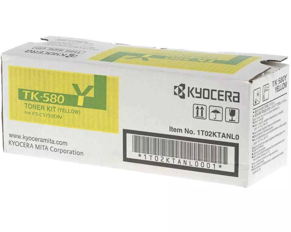 Kyocera Toner TK-580Y Yellow