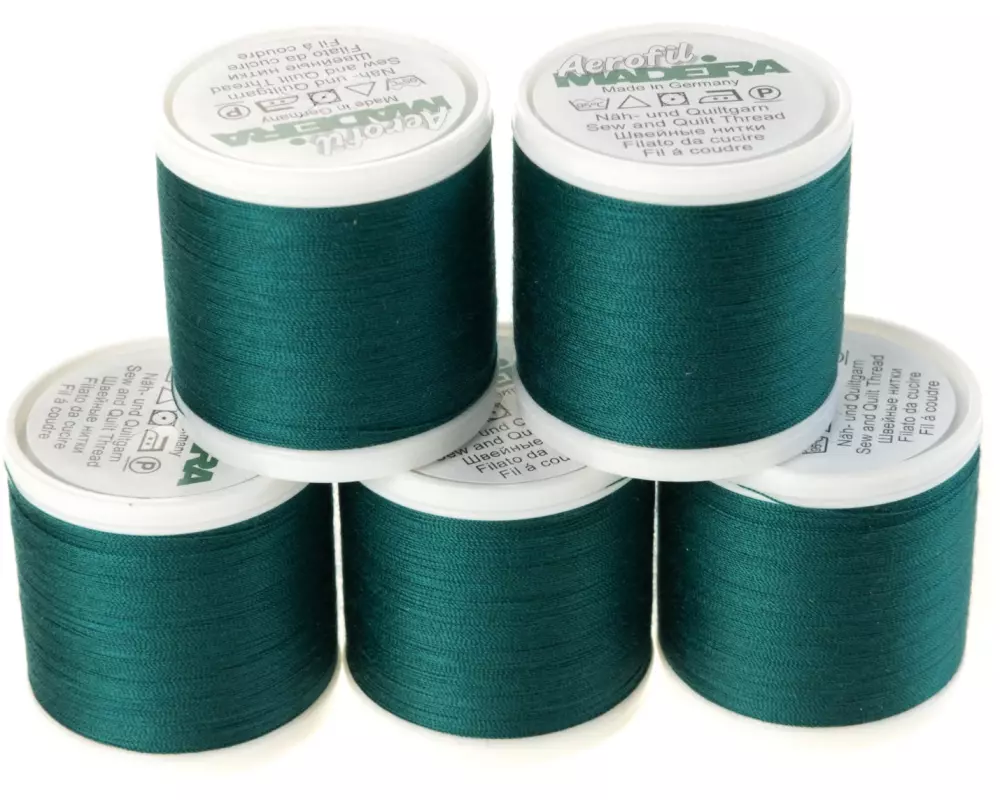 Madeira Näh-, Quilt und Overlockgarn Aerofil 120 Dunkelgrün