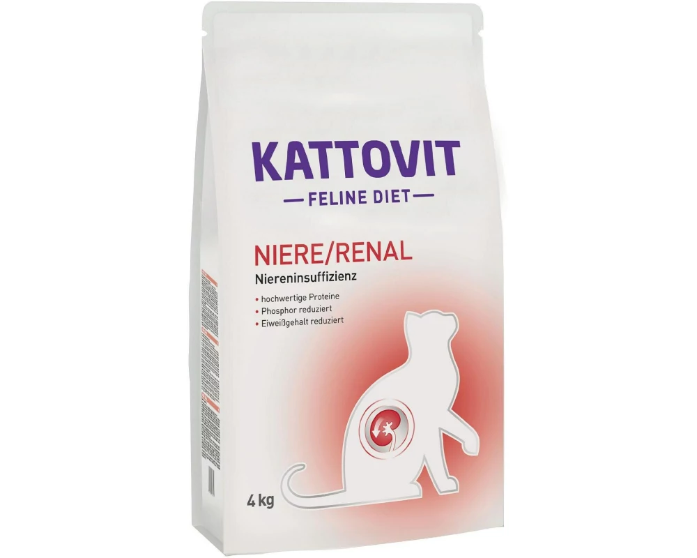 Kattovit Trockenfutter Feline Diet Niere/Renal 4 kg