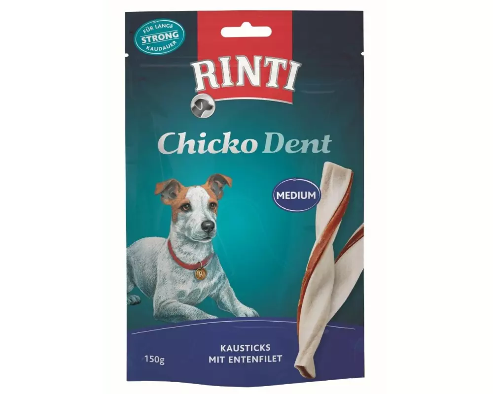 Rinti Kausticks Chicko Dent M, Ente, 150 g
