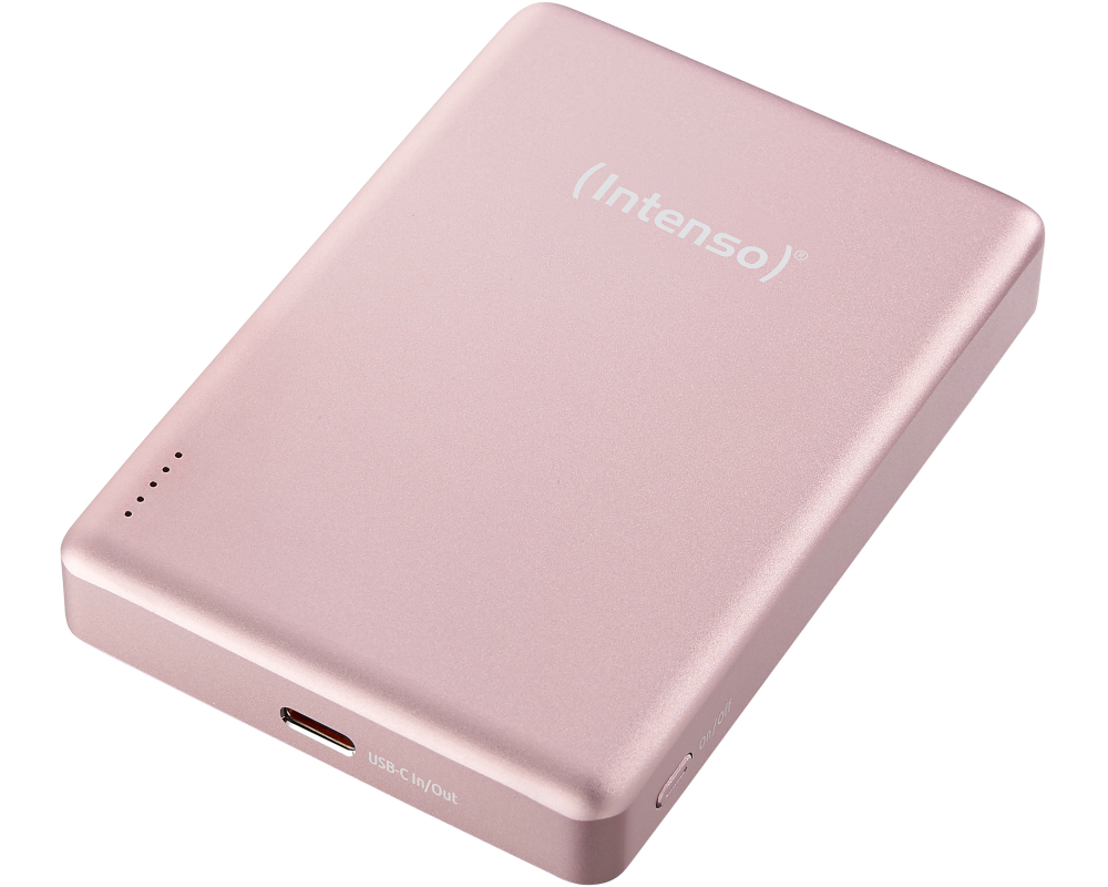 INTENSO Powerbank MW10000 10000 mAh 7344033 Magnetic Wireless rose