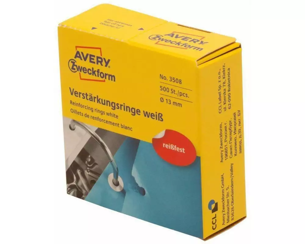 Avery Zweckform Verstärkungsringe 3508 Ø 13 mm