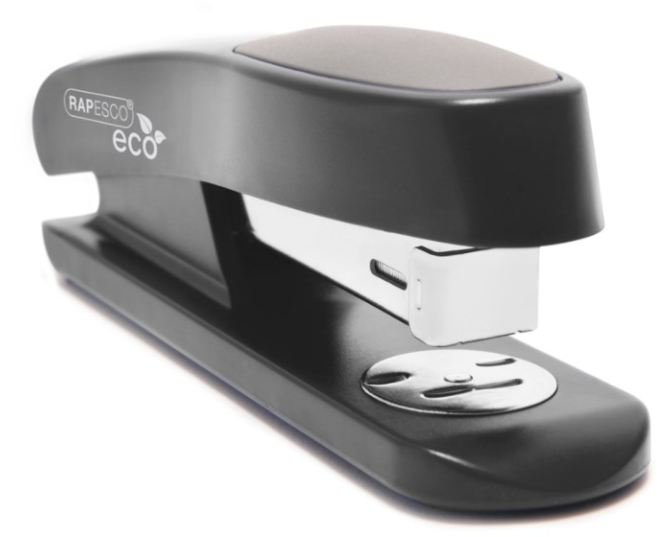 Rapesco Heftgerät ECO StingRay Halbstreifen 20 Seiten, Schwarz