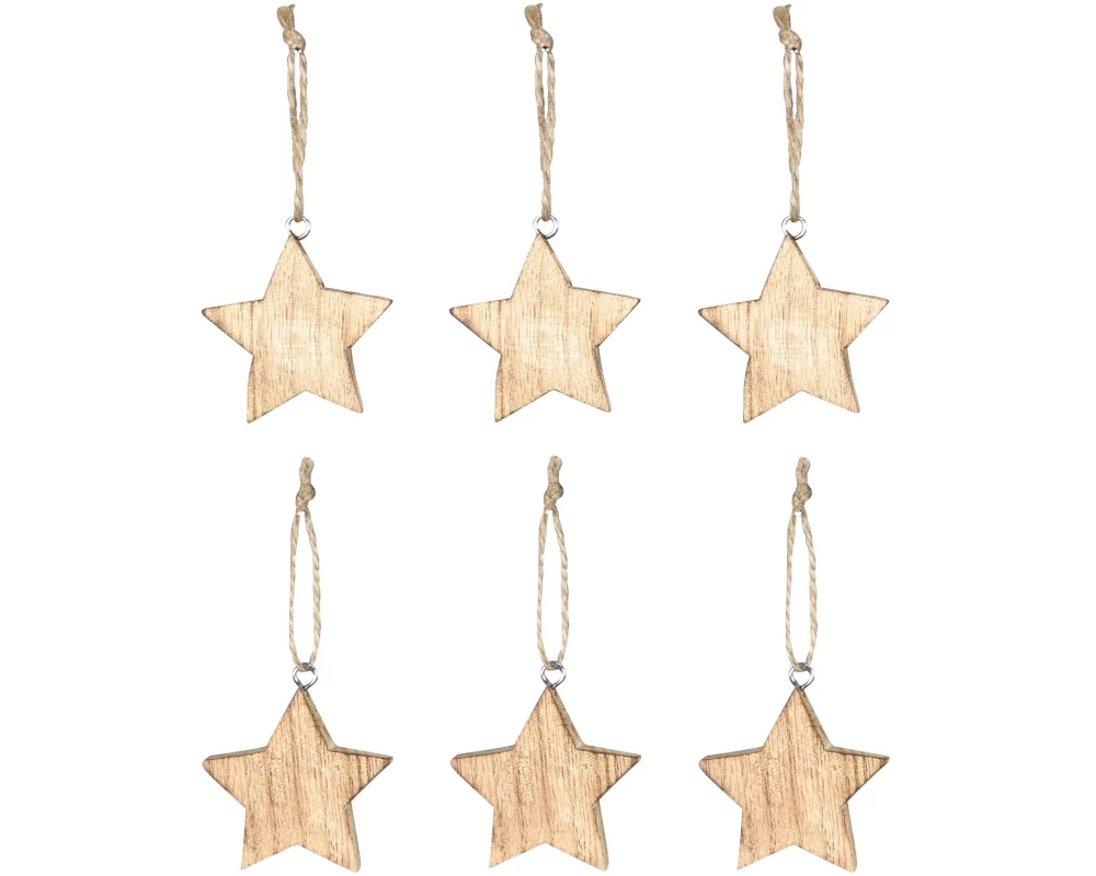 COCON Aufhänger Stern, Holz