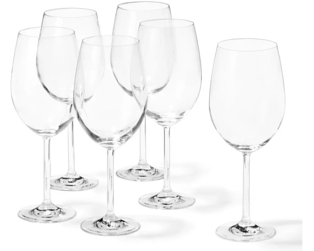 Leonardo Rotweinglas Daily, Bordeaux 640 ml, 6 Stück, Transparent