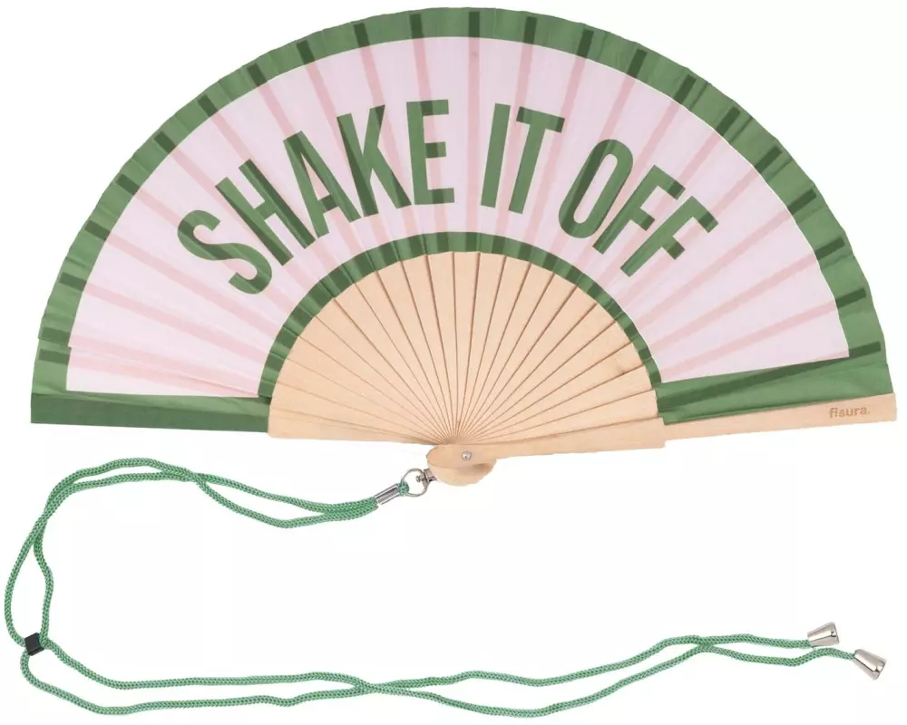 Fisura Handfächer Shake it off Mehrfarbig