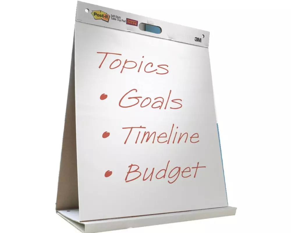 POST-IT Meeting Chart 58.4x50.8cm 563RP weiss, Recycling, Table Top