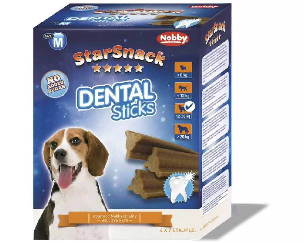 Nobby Kausnack StarSnack Dental Sticks medium, 28 Stück, 560 g