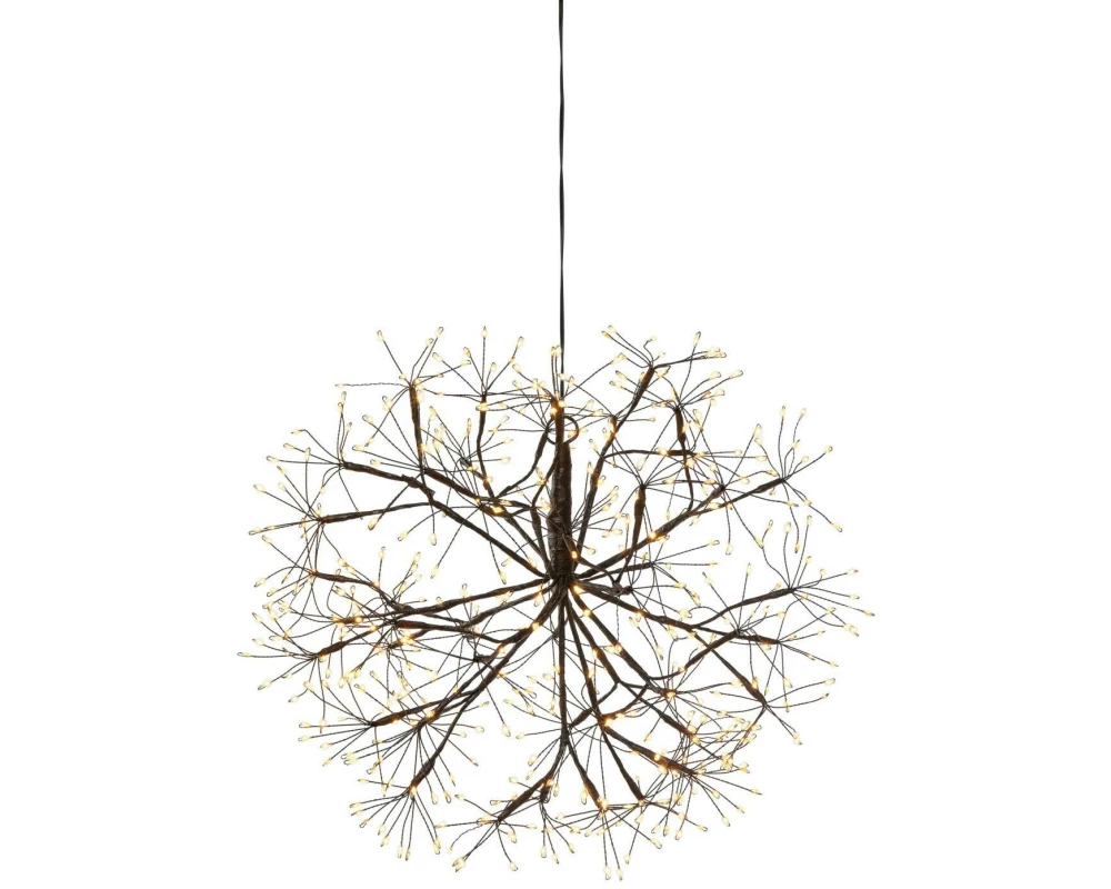 STT Dekolicht Flower Starburst 40 cm, Schwarz