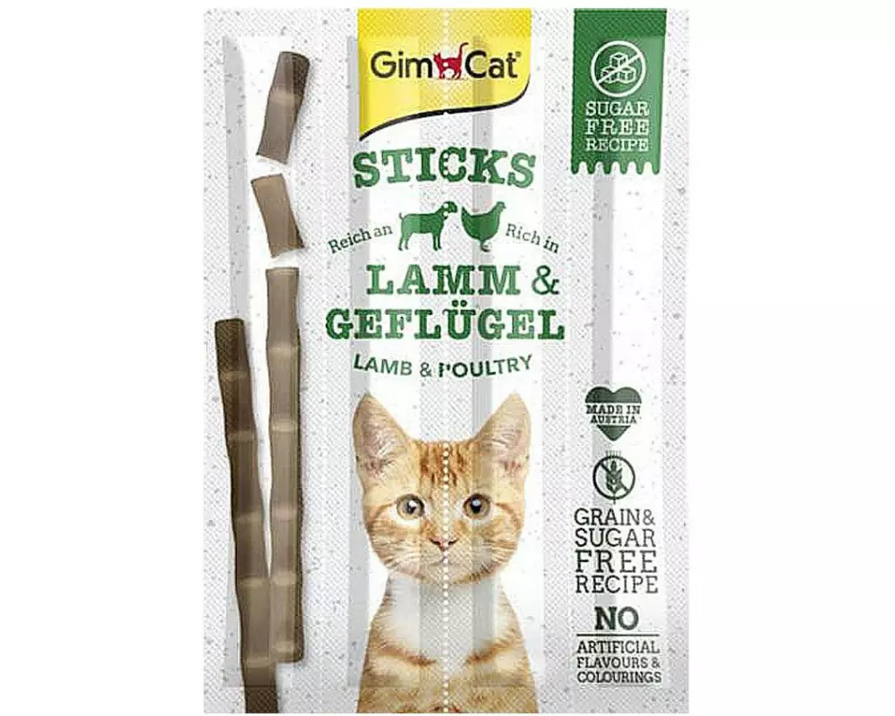 Gimpet Katzen-Snack Sticks mit Lamm und Geflügel 4 Stück