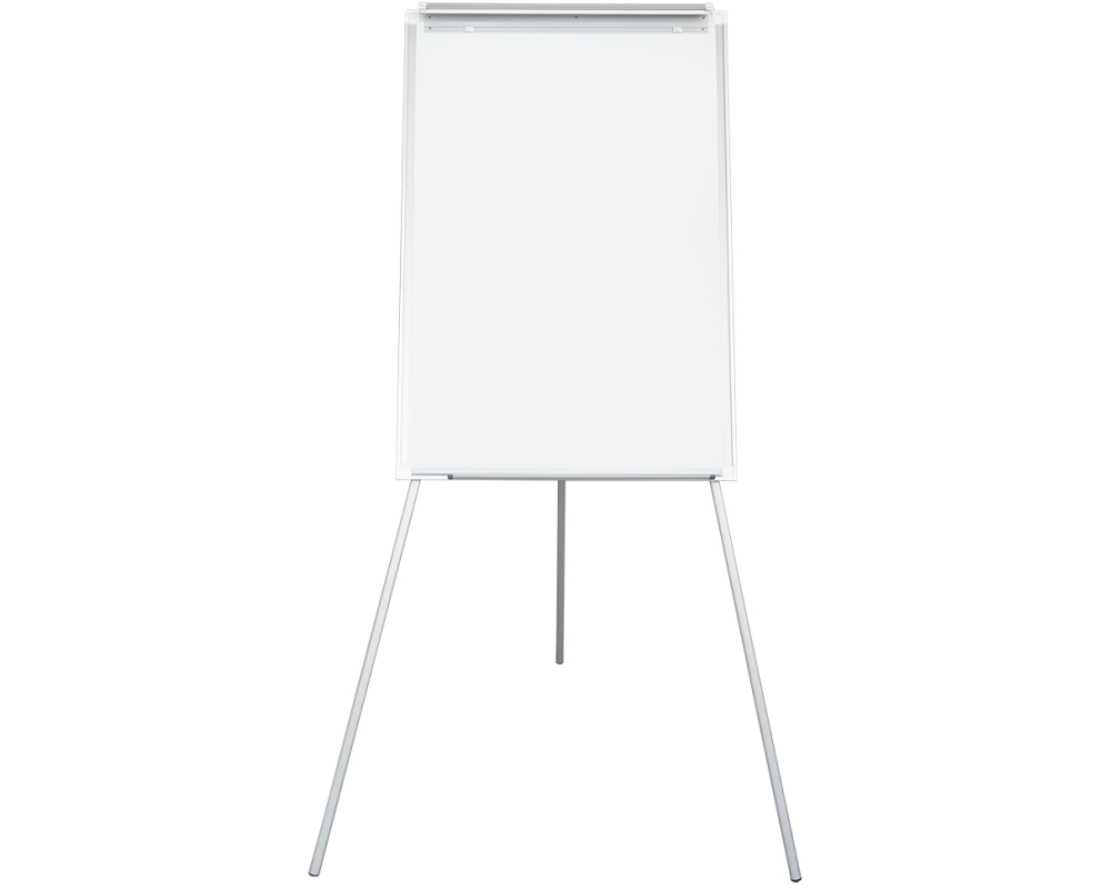 A-SERIES Flipchart 68x105cm AS1228 silber dreibein