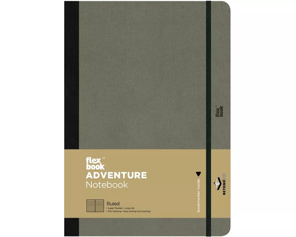 Flexbook Adventure Notebook 17 x 24 cm, Liniert, Elephant
