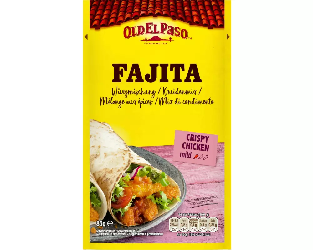 Old El Paso Gewürz Crispy Fajita Mix 85 g