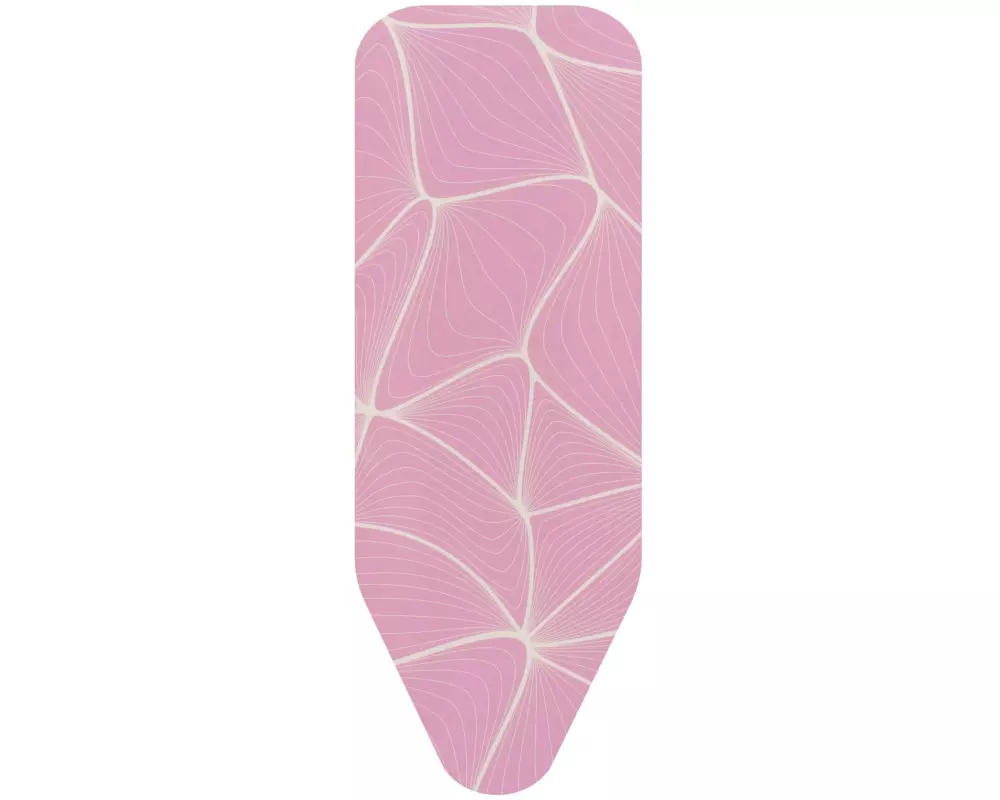 Brabantia Bügelbrettbezug C mit 8 mm Schaumstoff 124 x 45 cm, Pink