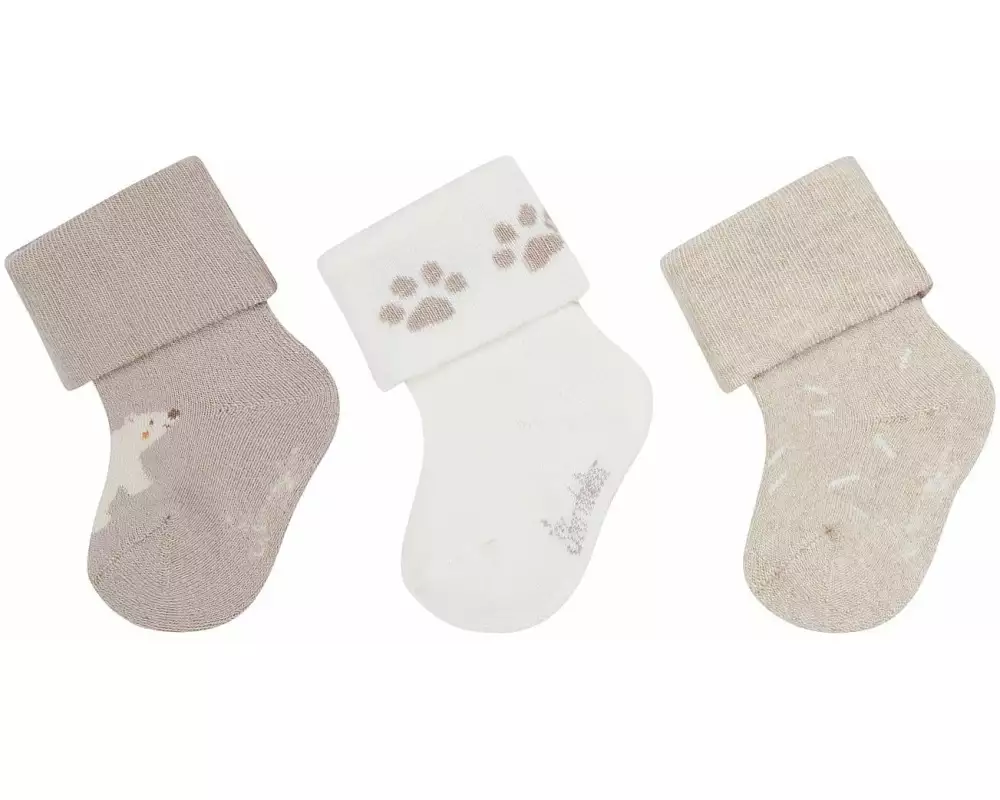 Sterntaler Socken 3er Set Bär Sand Gr. 13/14