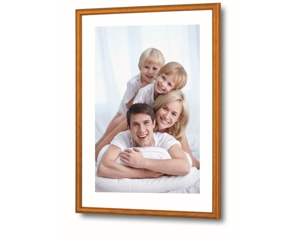 DEBEX Wechselrahmen 30x40cm 600204300400 Kunstglas, braun