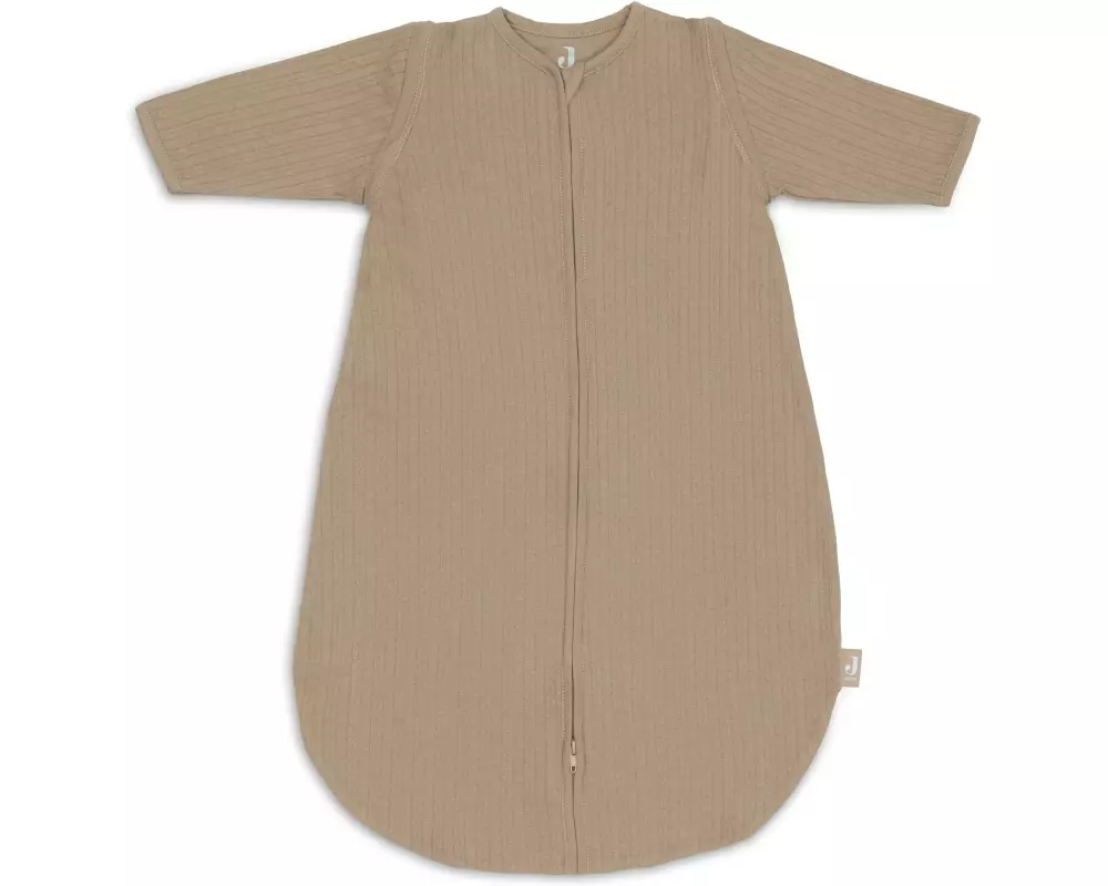 Jollein Baby-Sommerschlafsack Ajour Rund 90 cm, Biscuit