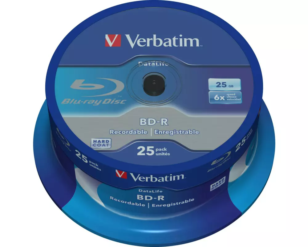 Verbatim BD-R 25 GB, Spindel (25 Stück)