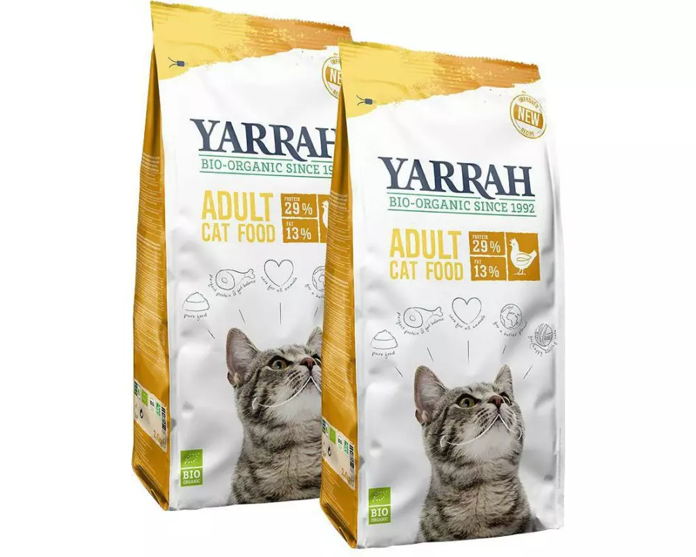 Yarrah Bio-Trockenfutter Adult Huhn 2 x 2.4 kg