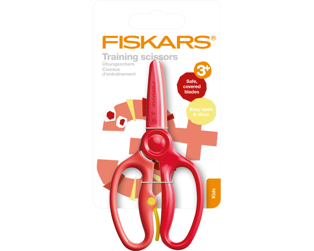 Fiskars Übungsschere 17 cm, Kunststoff, Universal