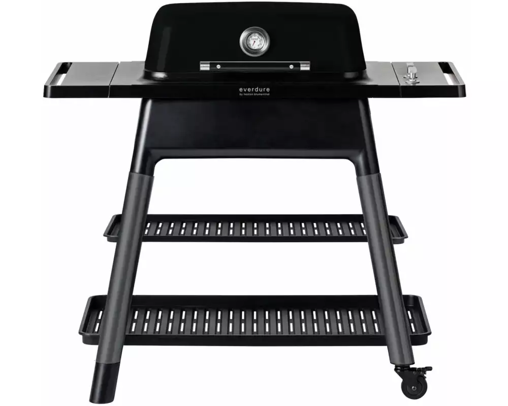 Everdure FORCE Gasgrill, schwarz mit Doppelboden