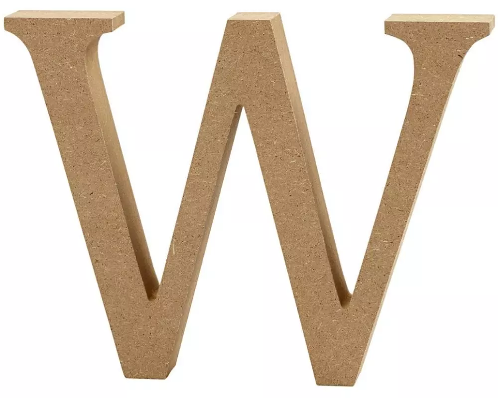 Creativ Company Holzbuchstabe W 1 Stück