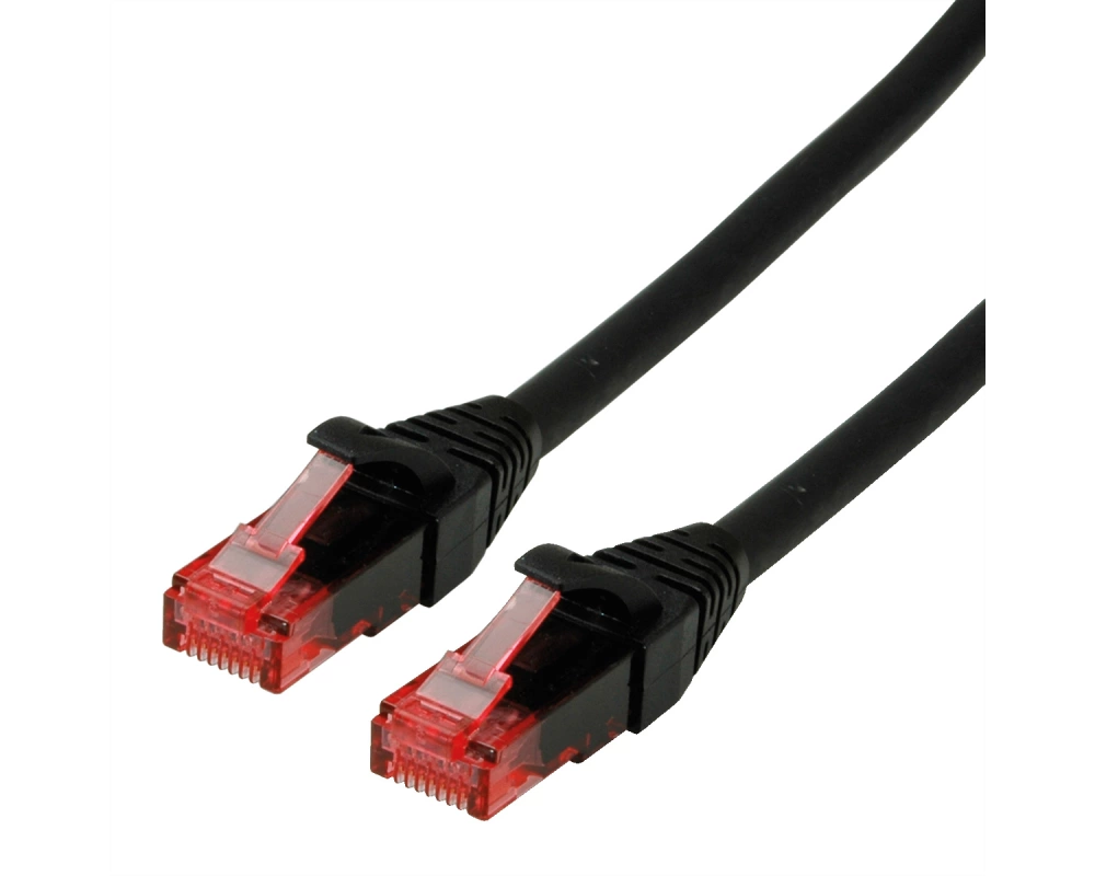 ROLINE Patchkabel Cat.6 UTP, Component Level, LSOH, schwarz, 1,5 m