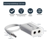 3.5MM HEADSET SPLITTER