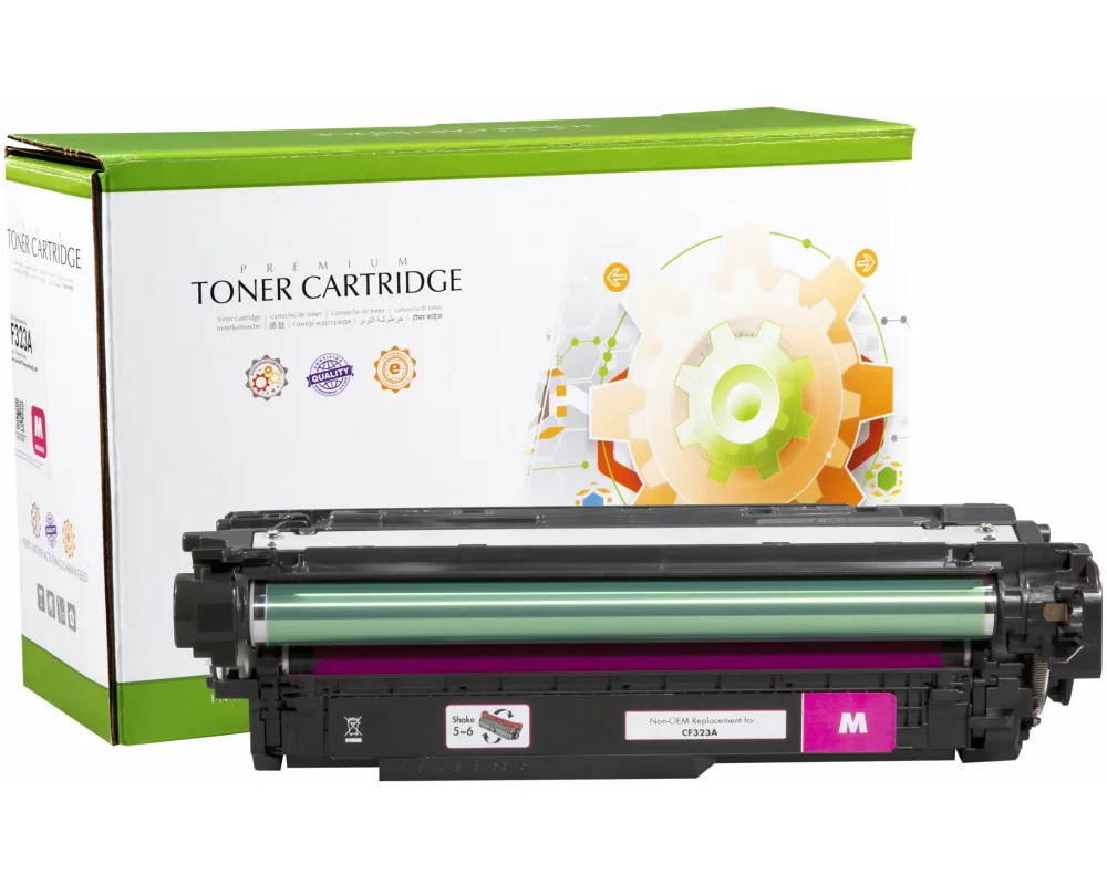 STATIC Toner cartridge compatible with HP CF323A magenta remanufactured 16.500 pages
