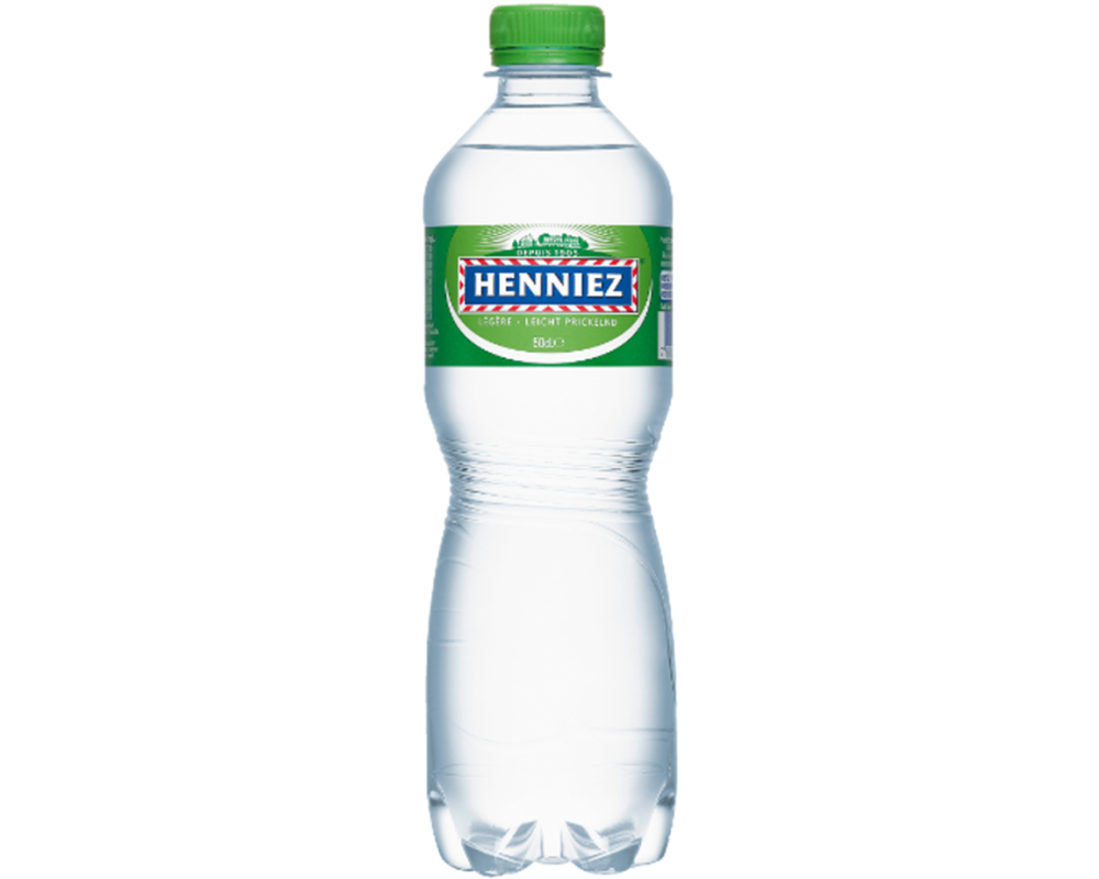 HENNIEZ grün, wenig Kohlensäure, Pet 129400000151 50 cl, 6 Stk.