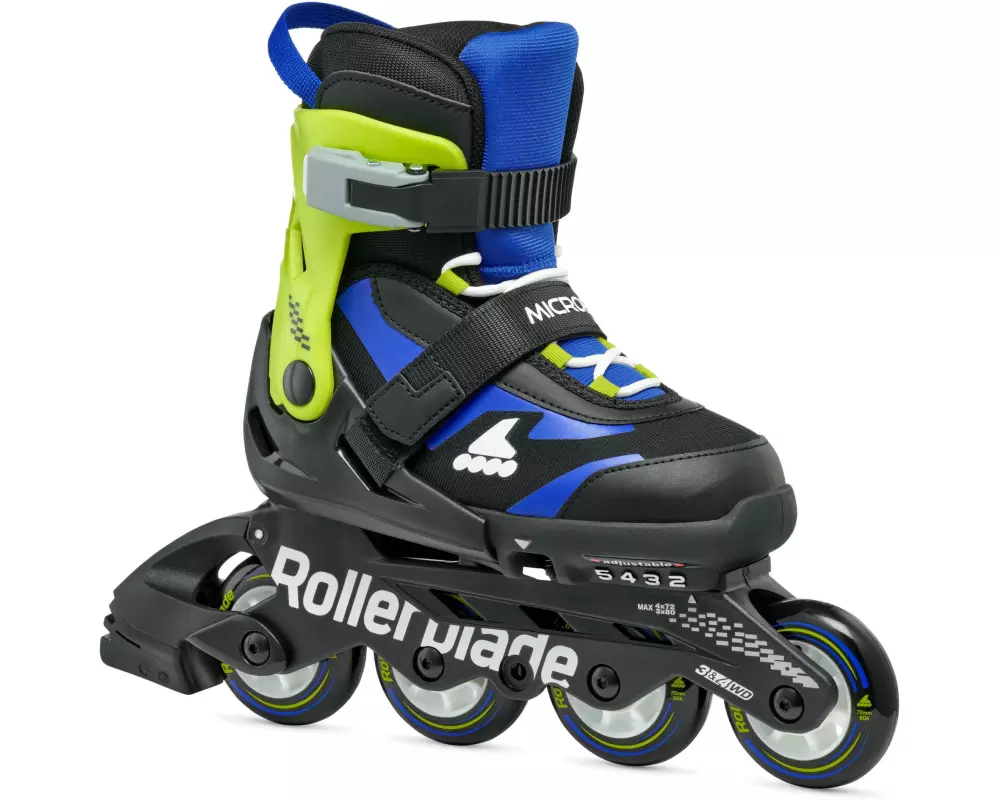 ROLLERBLADE Inline-Skates Microblade Schwarz/Blau, 28-32
