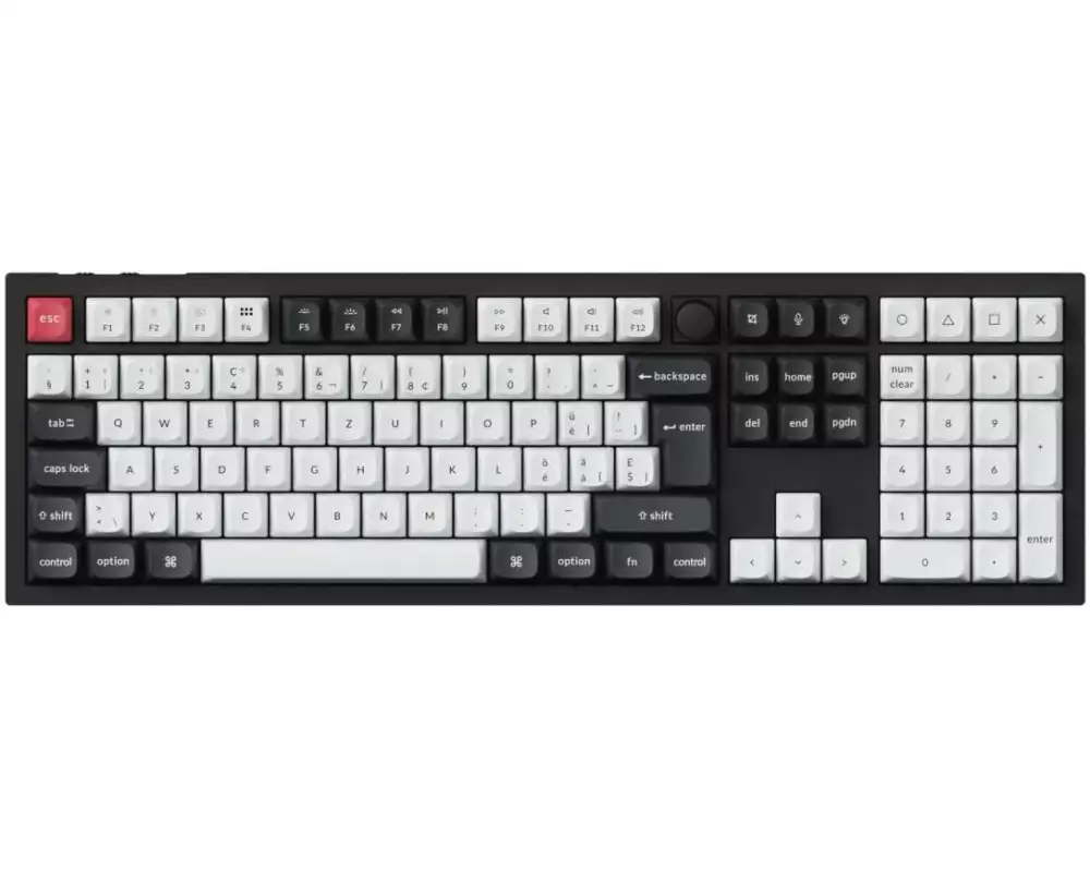Keychron Gaming-Tastatur Q6 HE Carbon Black QMK Magnetic Switch