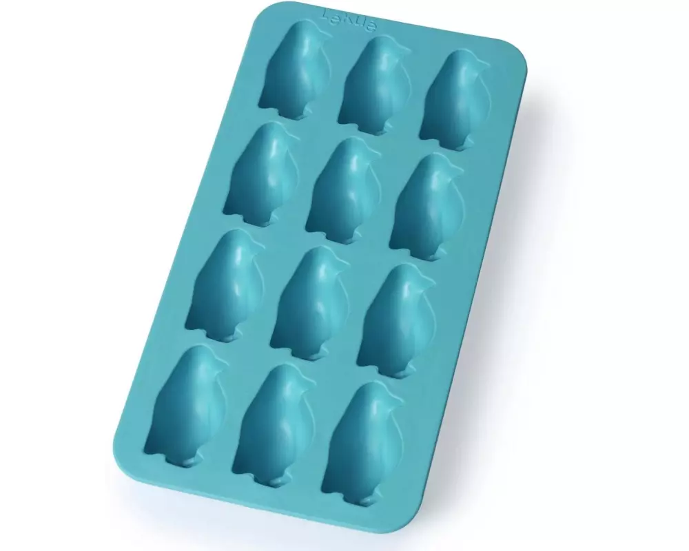 Lékué Eiswürfelform Pinguin Türkis