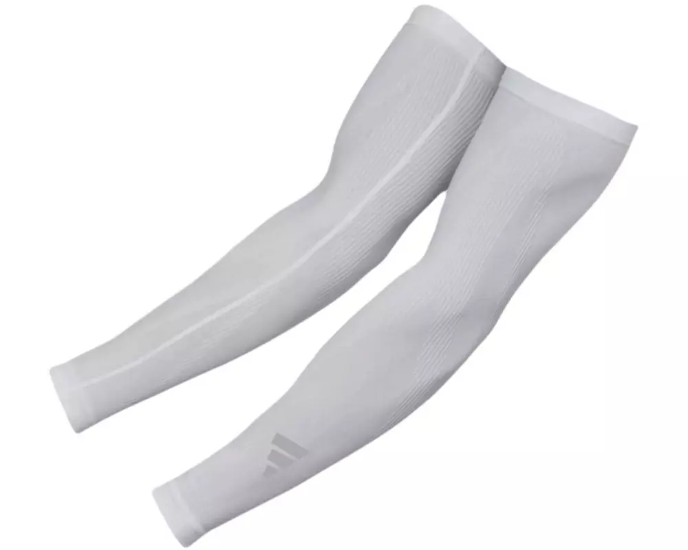 adidas Compression Arm Sleeves Weiss, S-M