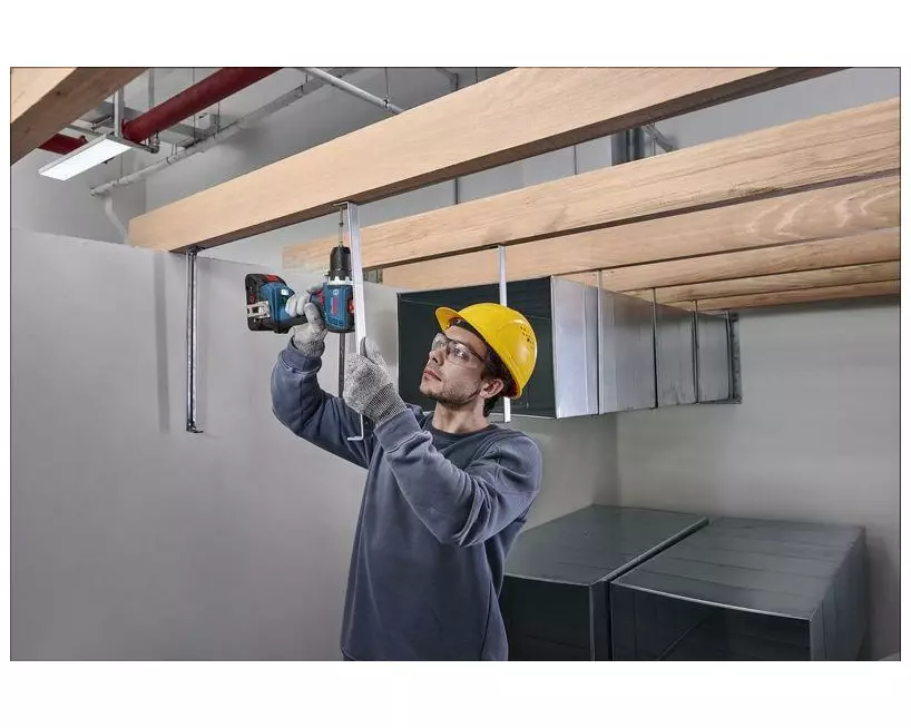Bosch Professional Akku-Schlagbohrschrauber GSB 18 V-65 + 2x 5.0 Ah in L-BOXX