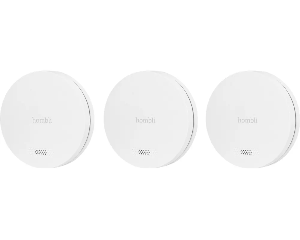 hombli Smart Smoke Detector 2+1 - weiss