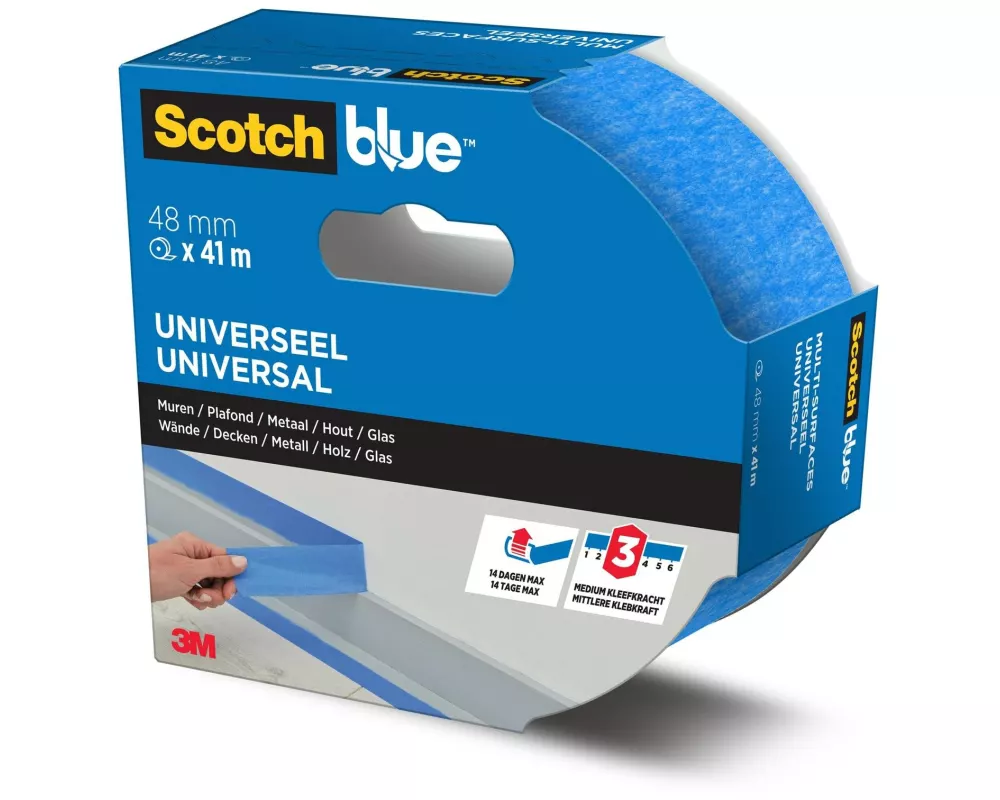 3M Malerabdeckband ScotchBlue Premium 48 mm x 41 m, Blau